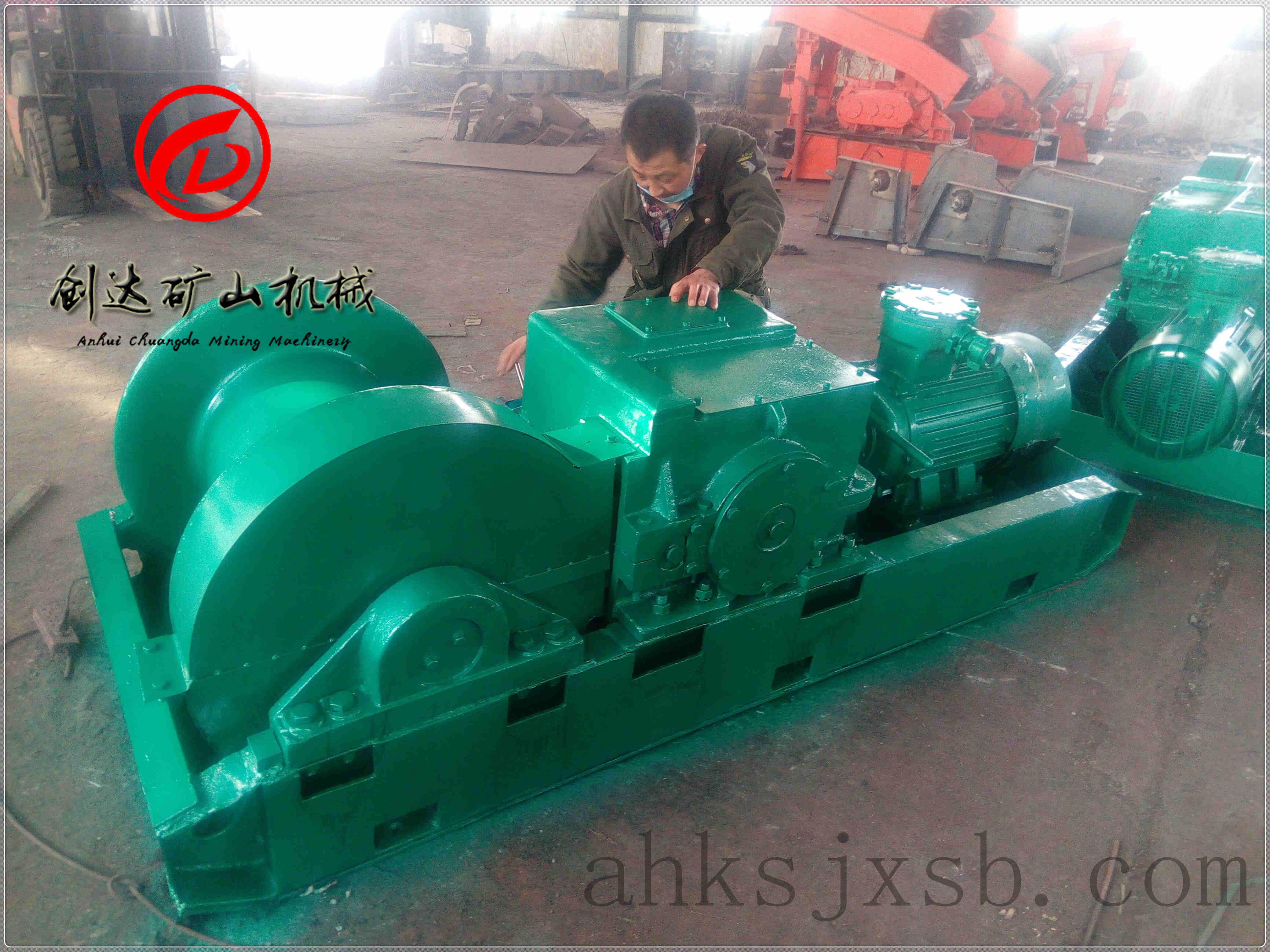 JH-20回柱絞車實(shí)物圖_回柱絞車實(shí)物圖_絞車源頭工廠_安徽創(chuàng)達(dá)